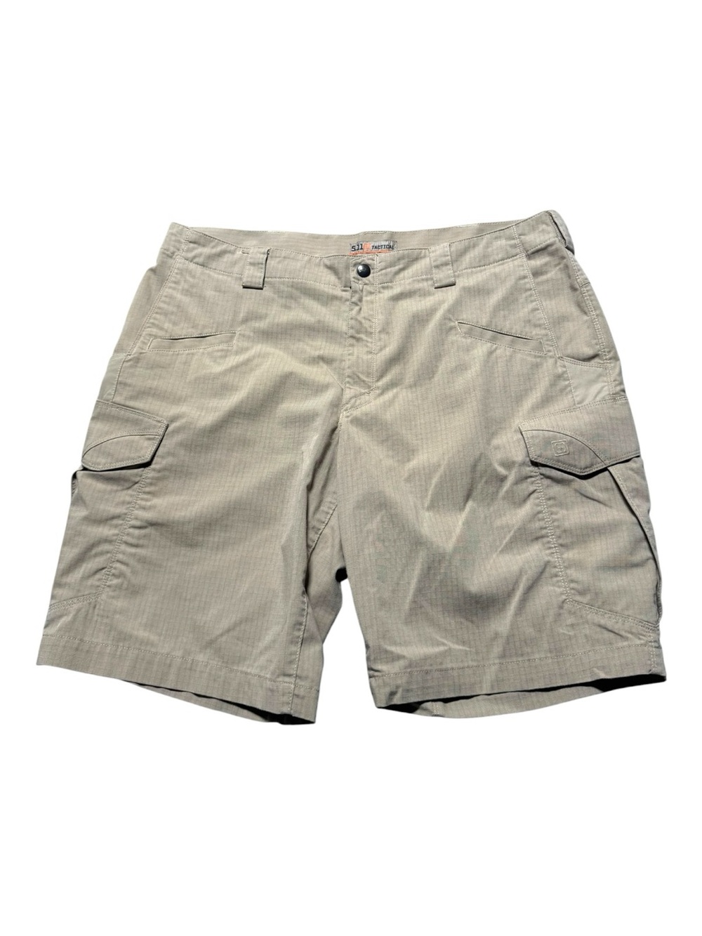 5.11 Tactical Khaki Tan Cargo Shorts Mens 38 Utility Work Outdoors
